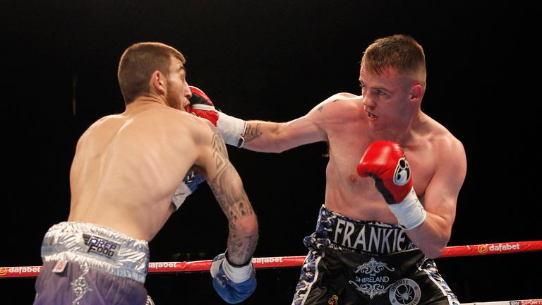 Frankie Gavin lands on Sam Eggington in a thrilling  battle