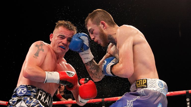 BRAGGING RIGHTS.BARCLAYCARD ARENA,BIRMINGHAM.PIC;LAWRENCE LUSTIG... Vacant WBC International Welterweight Championship.FRANKIE GAVIN.. v.... SAM EGGINGTON