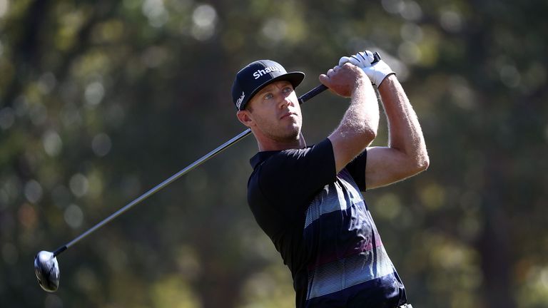 JACKSON, MS - OCTOBER 28:  Graham DeLaet of Canada plays his shot from the fifth tee during the Second Round of the Sanderson Farms Championship at the Cou