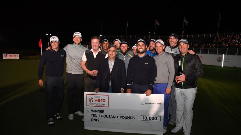 Alexander Levy earned £10,000 for wining the Hero Challenge ahead of the British Masters