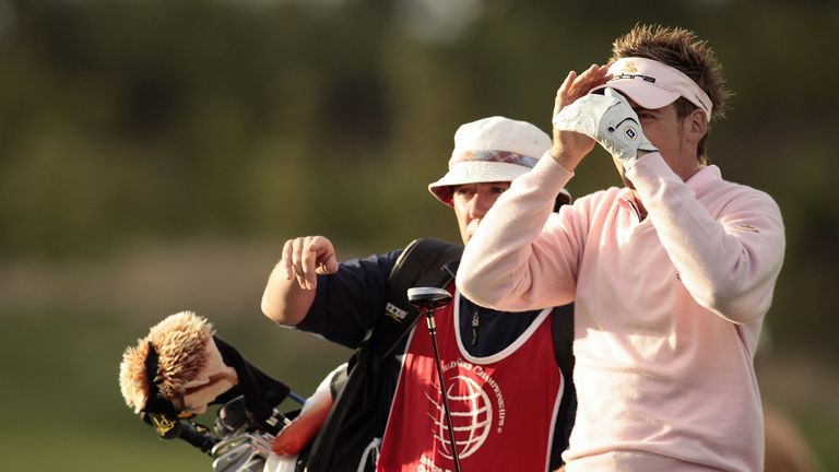 UNITED KINGDOM - OCTOBER 01:  England's Ian Poulter during the final round of the 2006 American Express Championship held at the Grove Golf Club. October 1