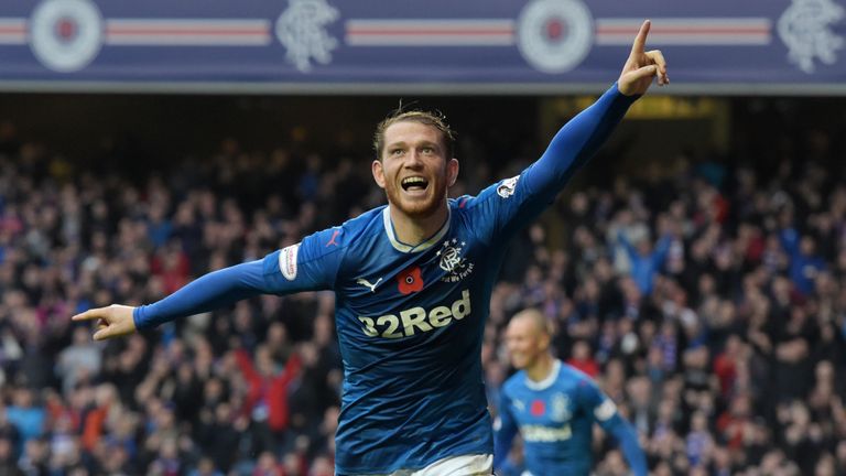 Joe Garner rounded off the scoring for Rangers against Kilmarnock