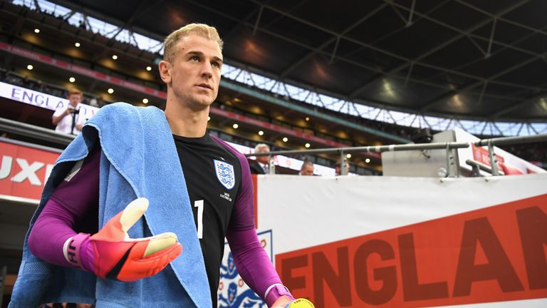 Joe Hart had a quiet game 