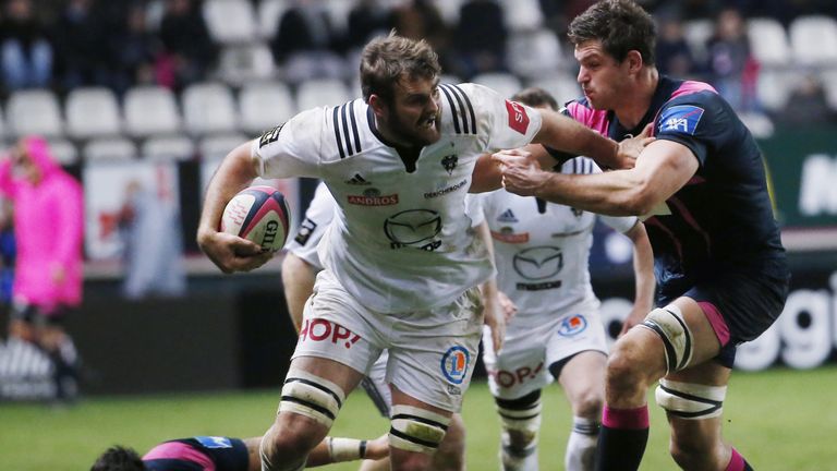 Brive's South African lock Johan Snyman (C) banned for five weeks