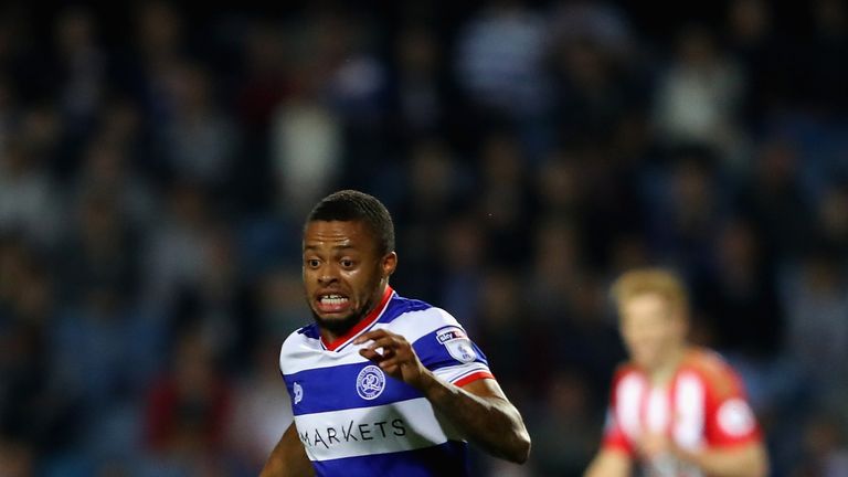 Jordan Cousins of Queens Park Rangers in action during the EFL Cup Third Round match between Queens Park Rangers v Sunderland