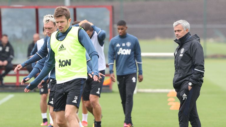 Jose Mourinho wishes Manchester United midfielder Michael Carrick was 10 years younger