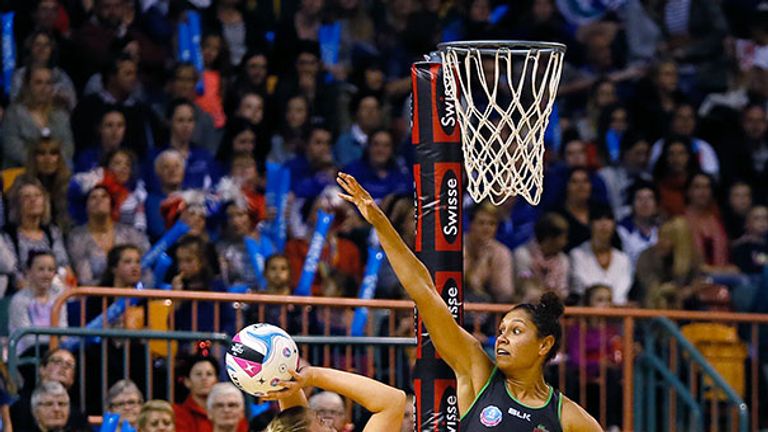 Josie Janz-Dawson (GK) played for West Coast Fever in the ANZ but will feature in the Superleague for the Severn Stars (Picture Dave Callow)