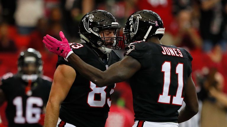 Atlanta Falcons Julio Jones was among the touchdowns