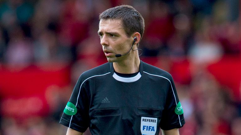 Kevin Clancy refereed last season's Scottish League Cup final