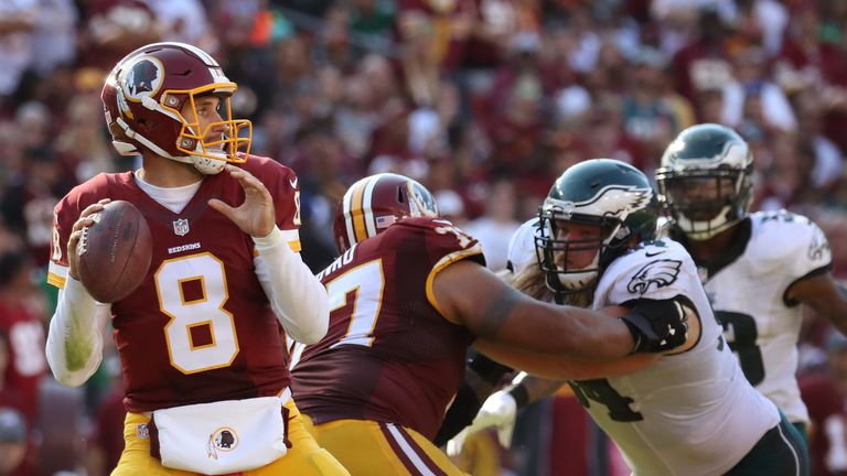 Quarterback Kirk Cousins led Washington to a fourth straight win 