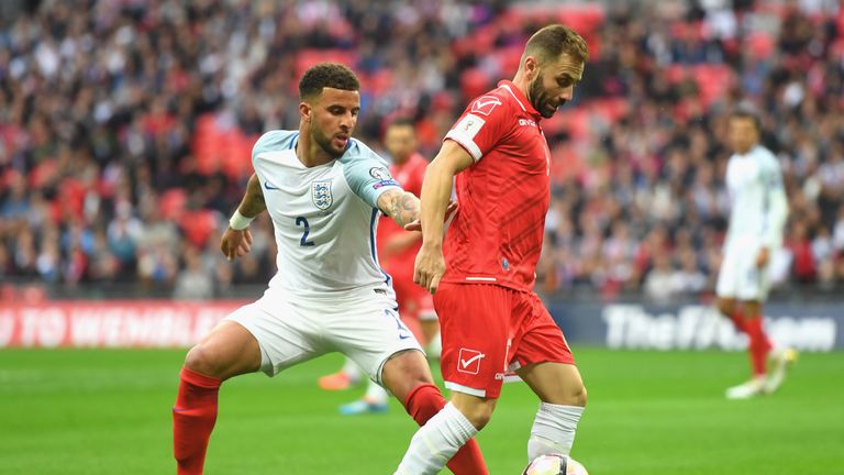 during the FIFA 2018 World Cup Qualifier Group F match between England and Malta at Wembley Stadium on October 8, 2016 in London, England.