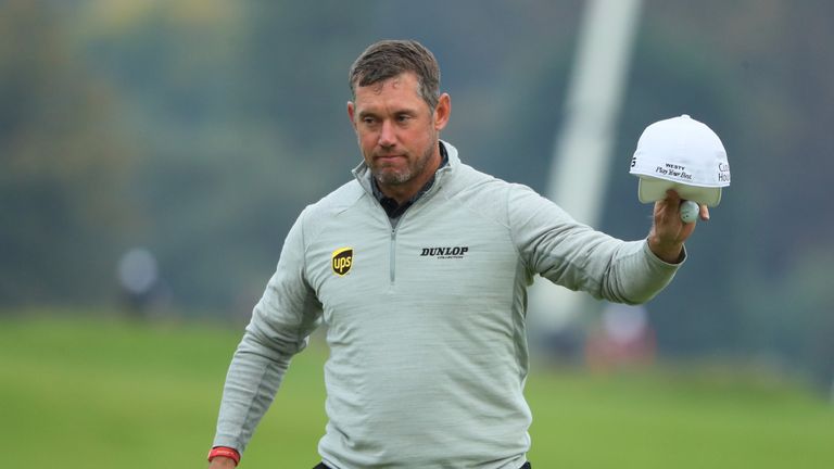 Lee Westwood remains in contention at the halfway stage of the British Masters