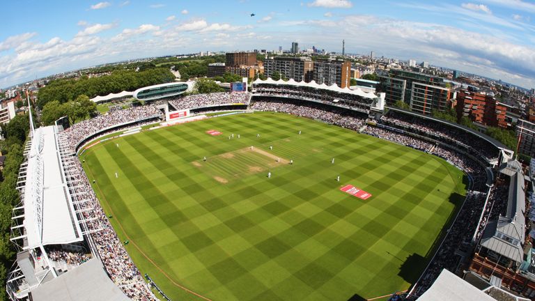 LONDON - JULY 12:  A general view of the ground during day three of the First Test match between England and South Africa at Lord's Cricket Ground on July 