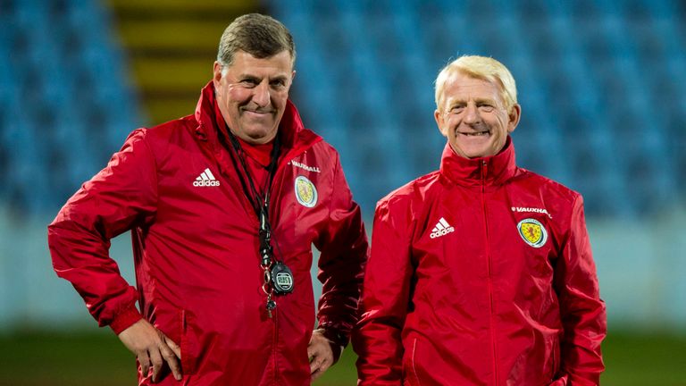 Mark McGhee refused to answer questions on Scotland manager Gordon Strachan's future