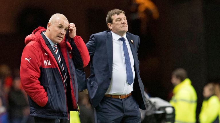 Mark Warburton and Tommy Wright had to settle for a point each at Ibrox