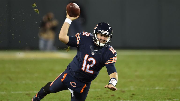 Third-string quarterback Matt Barkley struggled on his Chicago Bears debut