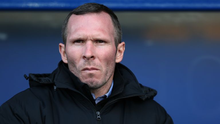 OXFORD, ENGLAND - JANUARY 10:  Michael Appleton the manager of Oxford United looks on during The Emirates FA Cup third round match between Oxford United an