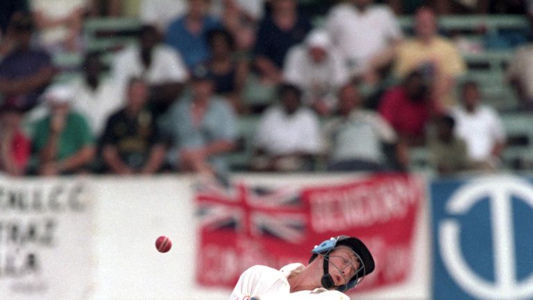 Michael Atherton versus the West Indies in Kingston, 1994