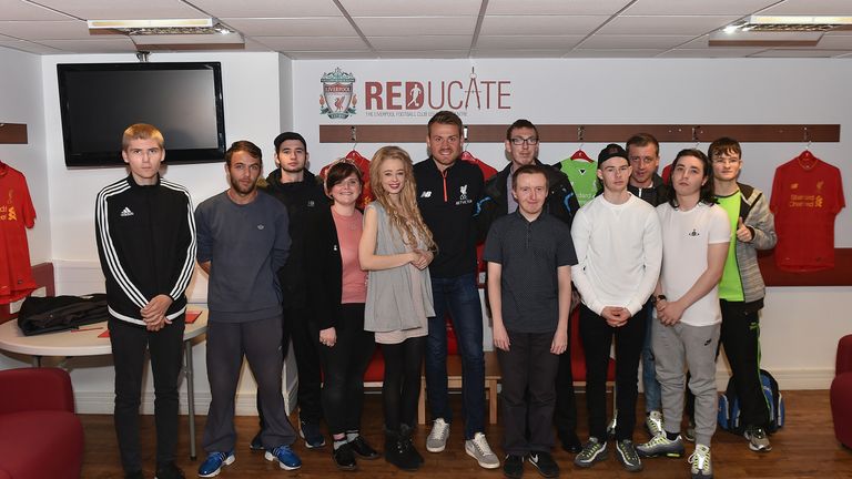 Liverpool FC Foundation provides personal development workshops, work placements and community action