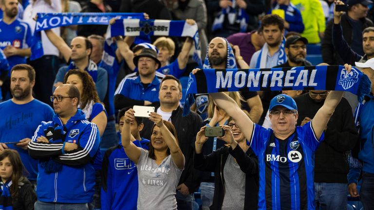Montreal Impact fans celebrate