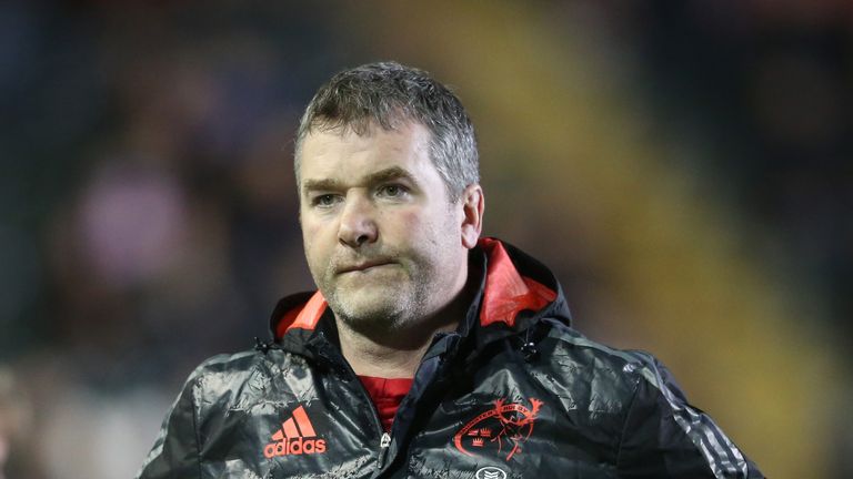 Anthony Foley, the Munster head coach 
