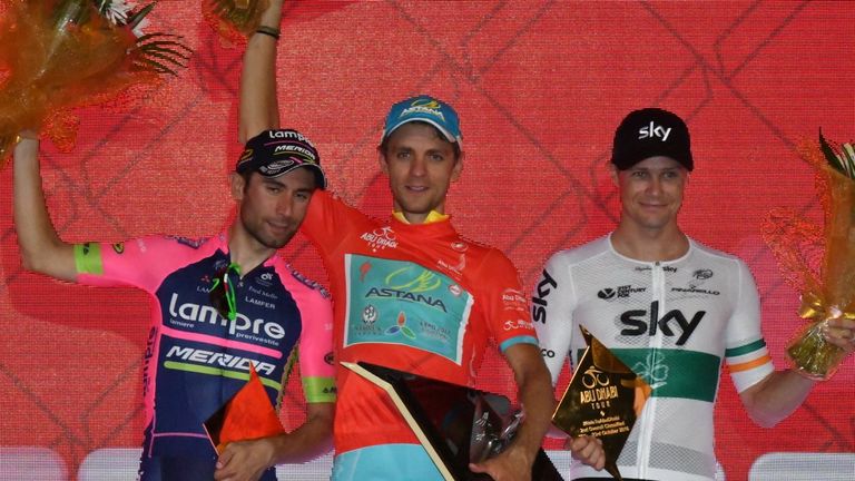 Abu Dhabi Tour stage 4 podium