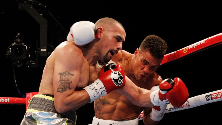 BRAGGING RIGHTS.BARCLAYCARD ARENA,BIRMINGHAM.PIC;LAWRENCE LUSTIG.WBC International Middleweight Championship.ANTHONY OGOGO v....CRAIG CUNNINGHAM..