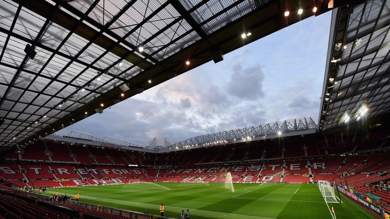 MANCHESTER, ENGLAND - OCTOBER 20:  A general view of the stadium prior to kickoff during the UEFA Europa League Group A match between Manchester United FC 