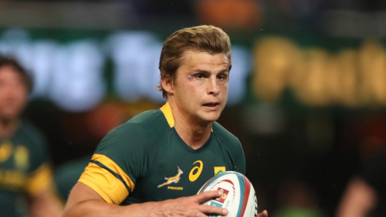 DURBAN, SOUTH AFRICA - OCTOBER 08: Patrick Lambie of South Africa during the The Rugby Championship match between South Africa and New Zealand at Growthpoi