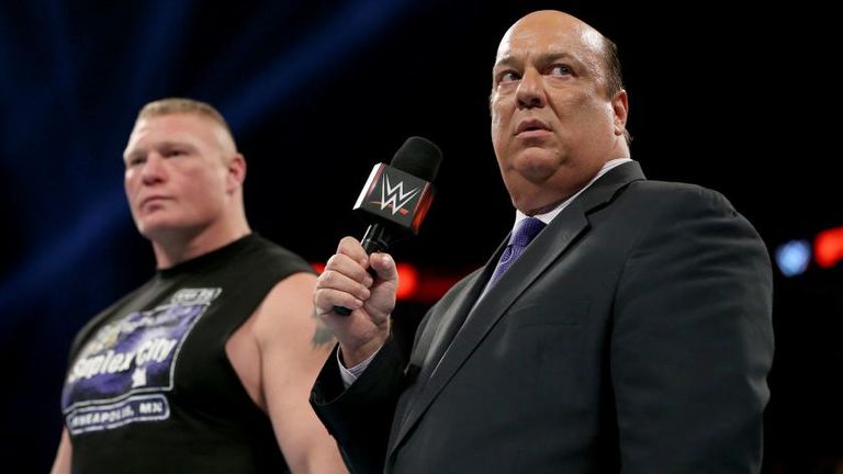 WWE Raw - Paul Heyman and Brock Lesnar