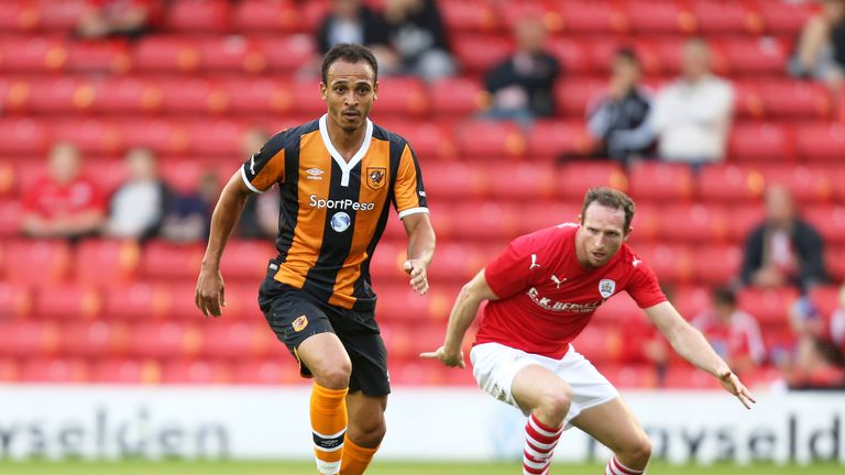 Peter Odemwingie in action for Hull City