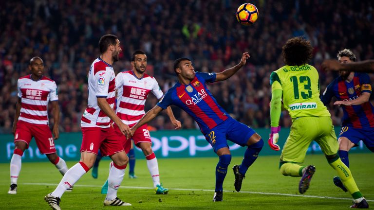 Rafinha scored his fifth La Liga goal of the season