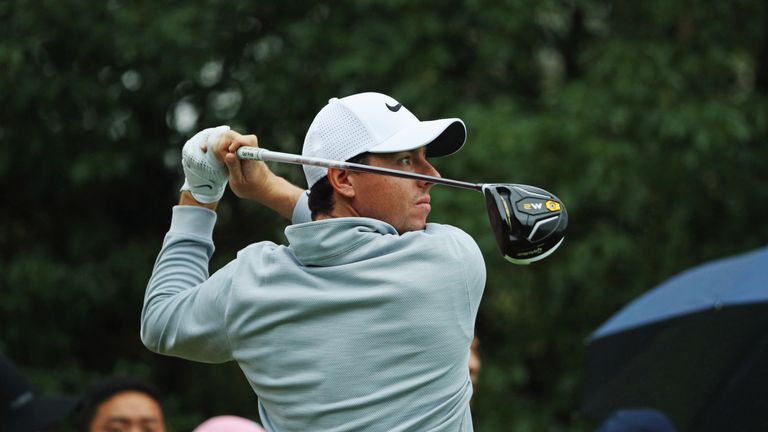 Rory McIlroy carded a 71 in the opening round in Shanghai 
