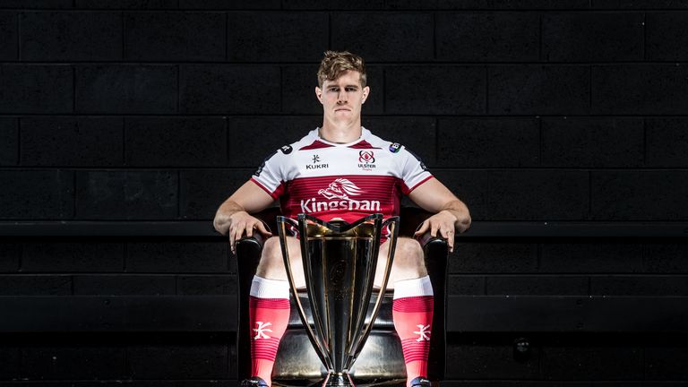 Ulster wing Andrew Trimble with the Champions Cup