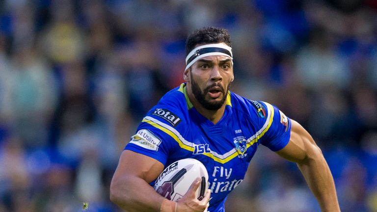 07/07/2016 - Rugby League - Warrington Wolves v Salford Red Devils - Halliwell Jones Stadium, Warrington, England - Warrington's Ryan Atkins.