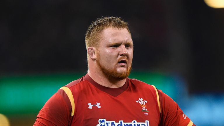 CARDIFF, WALES - FEBRUARY 13:  Wales player Samson Lee looks on during the RBS Six Nations match between Wales and Scotland at Principality Stadium on Febr