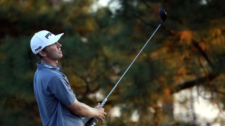 JACKSON, MS - OCTOBER 28:  Seamus Power of Ireland plays his shot from the ninth tee during the Second Round of the Sanderson Farms Championship at the Cou