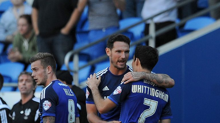 Sean Morrison (centre) expects a committed Cardiff display on Friday night