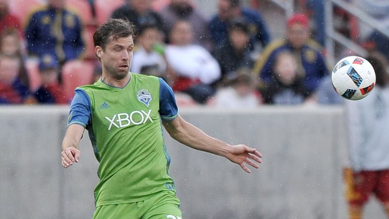Andreas Ivanschitz in action for MLS side Seattle Sounders