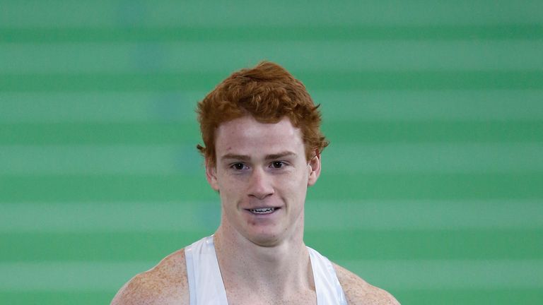 Shawn Barber of Canada competes in the Men's Pole Vault Final during day one of the IAAF World Indoor Championships at Oregon 