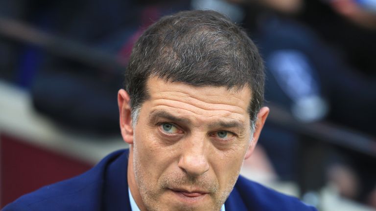 LONDON, ENGLAND - OCTOBER 22:  Slaven Bilic, Manager of West Ham United looks on  during the Premier League match between West Ham United and Sunderland at