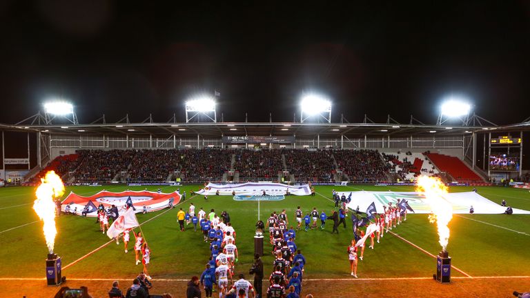 St Helens took on the Roosters in this year's series