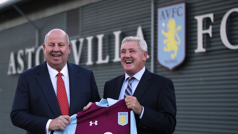 Bruce and Villa CEO Keith Wyness are planning to bring the good times back to Villa Park