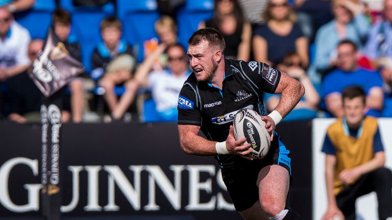 Guinness PRO12, Scotstoun Stadium, Glasgow 10/9/2016.Glasgow Warriors vs Leinster. Glasgow Warriors' Stuart Hogg.