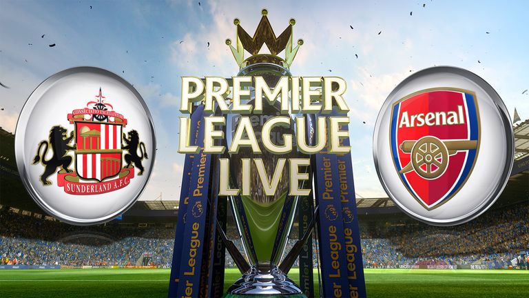 Watch Sunderland v Arsenal live from 11.30am on Sky Sports 1 HD