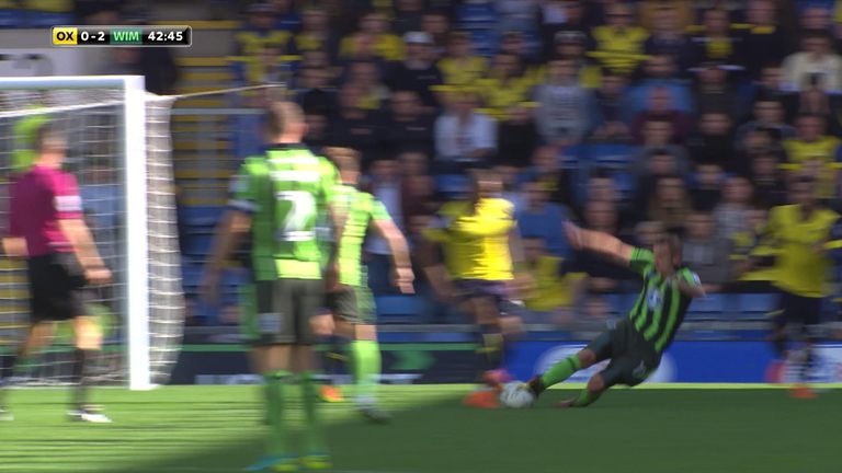 Darren Parret's challenge on Wes Thomas