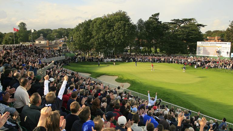 Large crowds gathered at The Grove for the 2006 WGC-American Express Championship