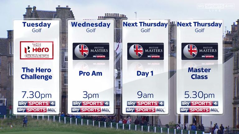  The live Sky Sports coverage kicks off on Tuesday