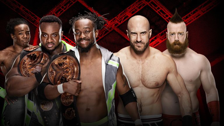 WWE Hell in a Cell 2016 - The New Day v Cesaro and Sheamus