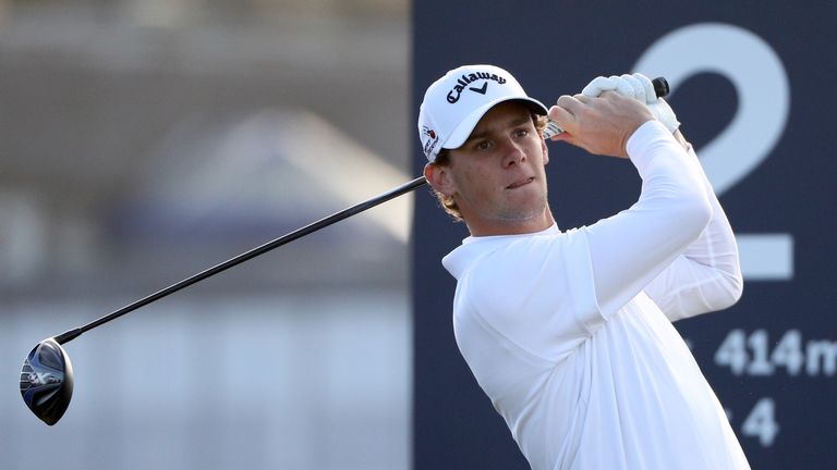 Thomas Pieters during the third round of the Alfred Dunhill Links Championship